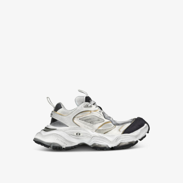 

Кроссовки Cargo из замши и сетки с низким верхом Balenciaga, белый