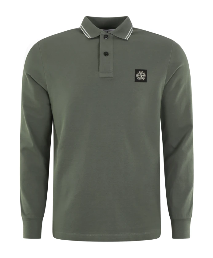 

Рубашка поло Stone Island, зеленый