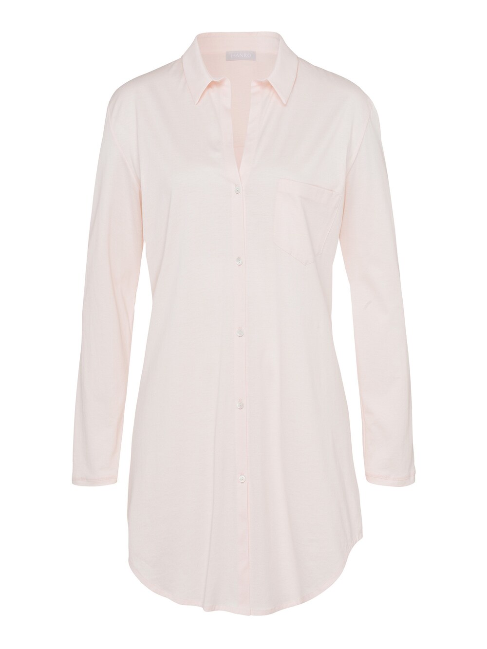 Ночная рубашка Hanro Cotton Deluxe 90cm, розовый ночная рубашка oysho stretch cotton stripe пыльно розовый