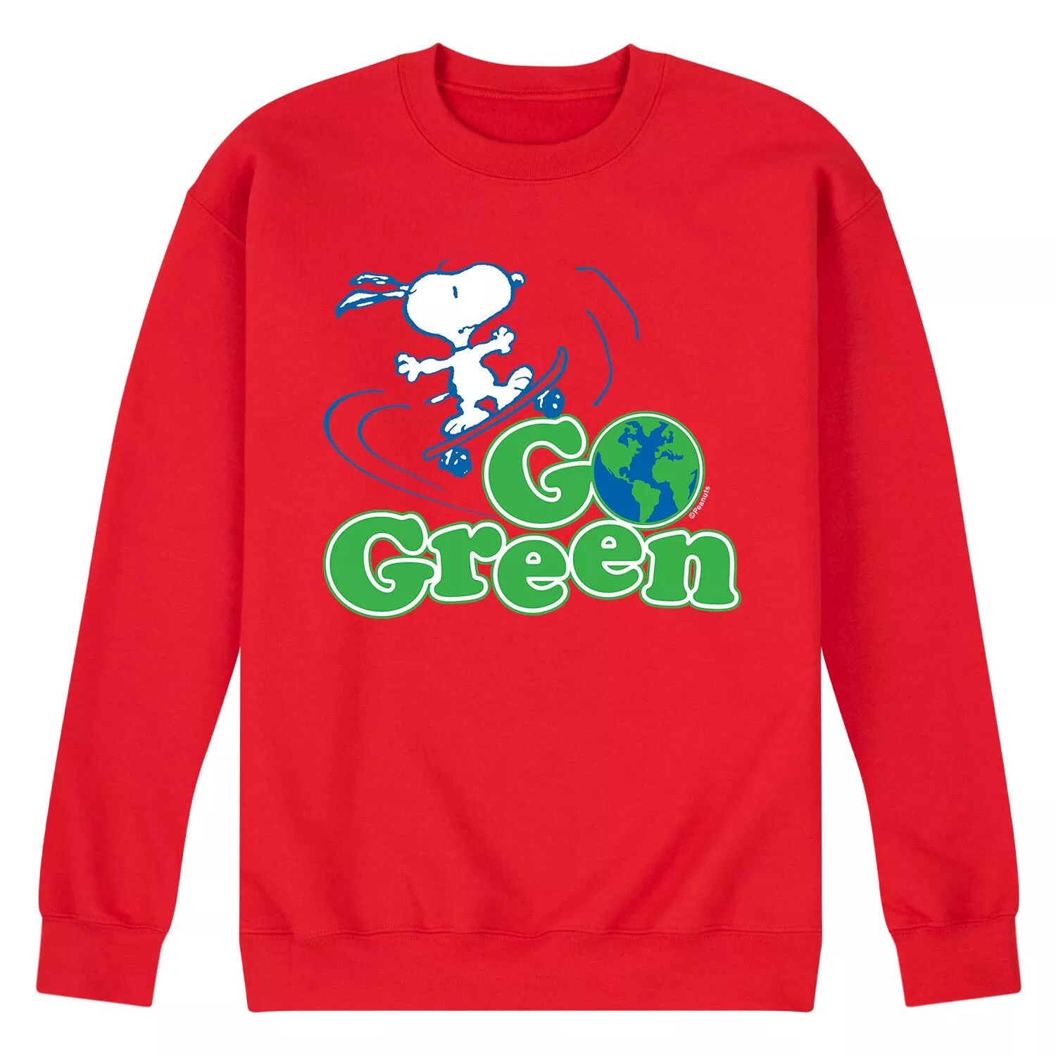 

Мужской свитшот Peanuts Go Green Licensed Character