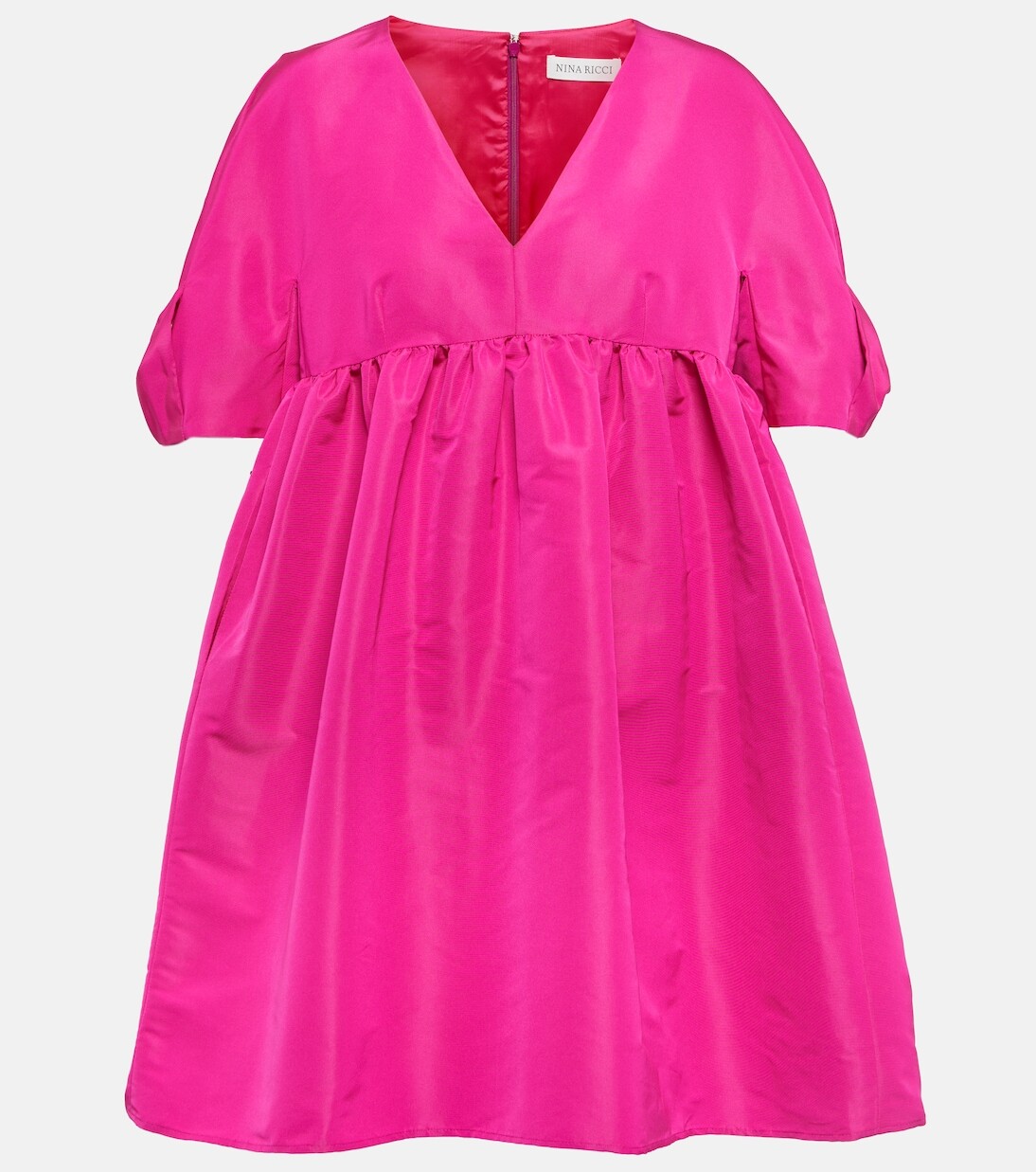 

Мини-платье из тафты Nina Ricci, розовый