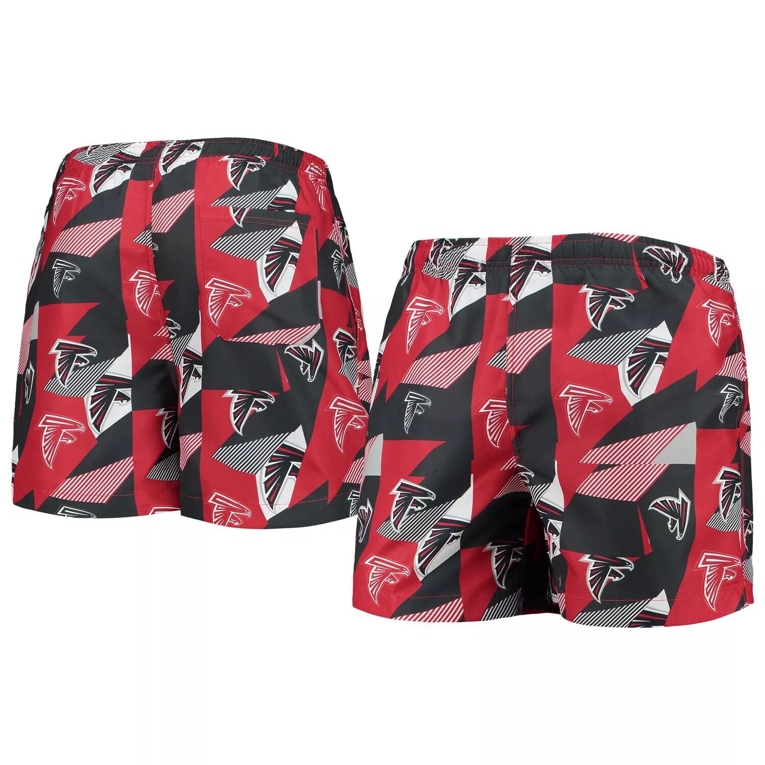 

Мужские плавки с геопринтом Atlanta Falcons FOCO красного/черного цвета