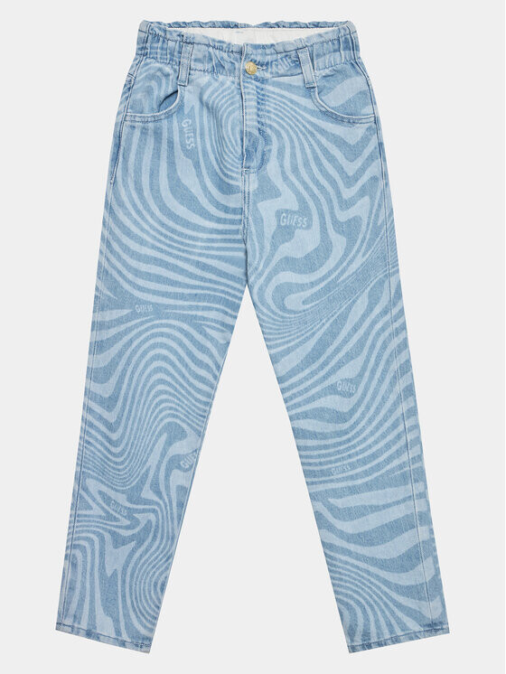 

Тканевые брюки свободного кроя Guess, синий
