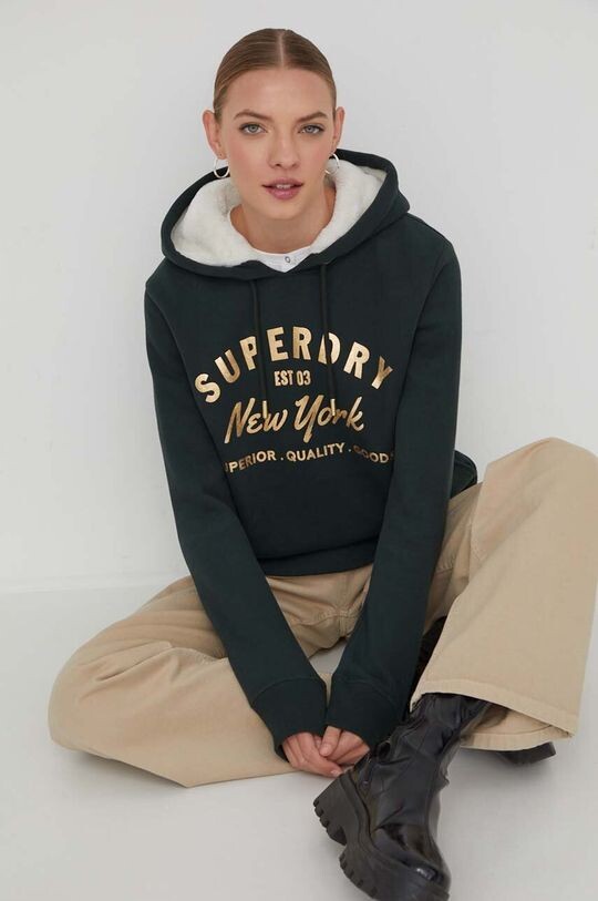 

Толстовка Superdry, зеленый