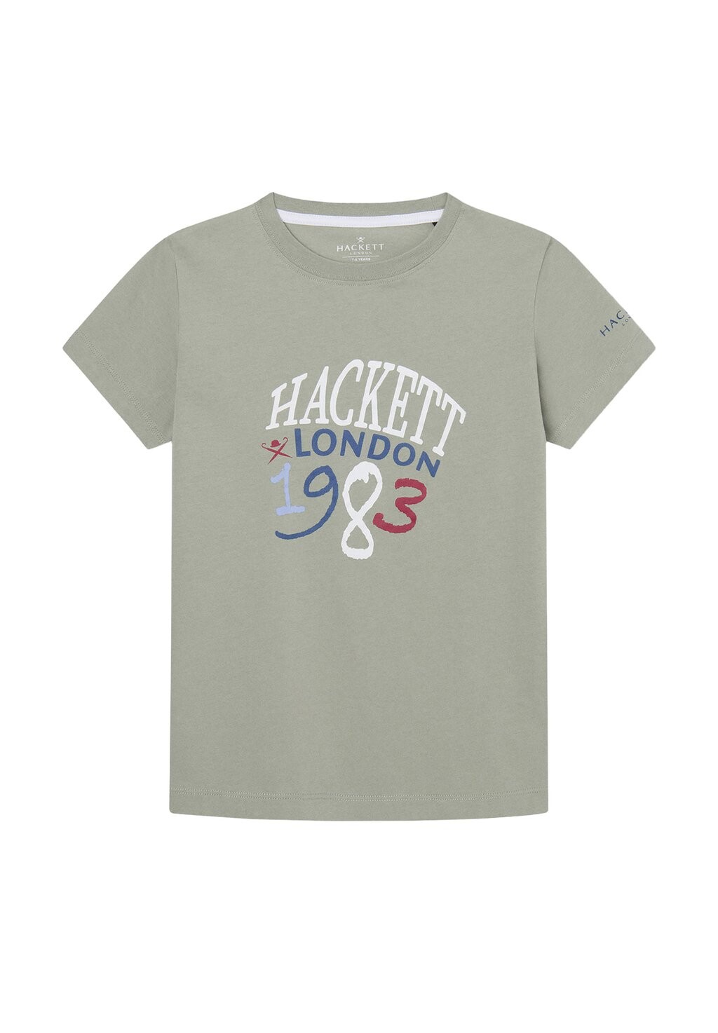 

Футболка с принтом 1983 Hackett London, цвет seagrass green
