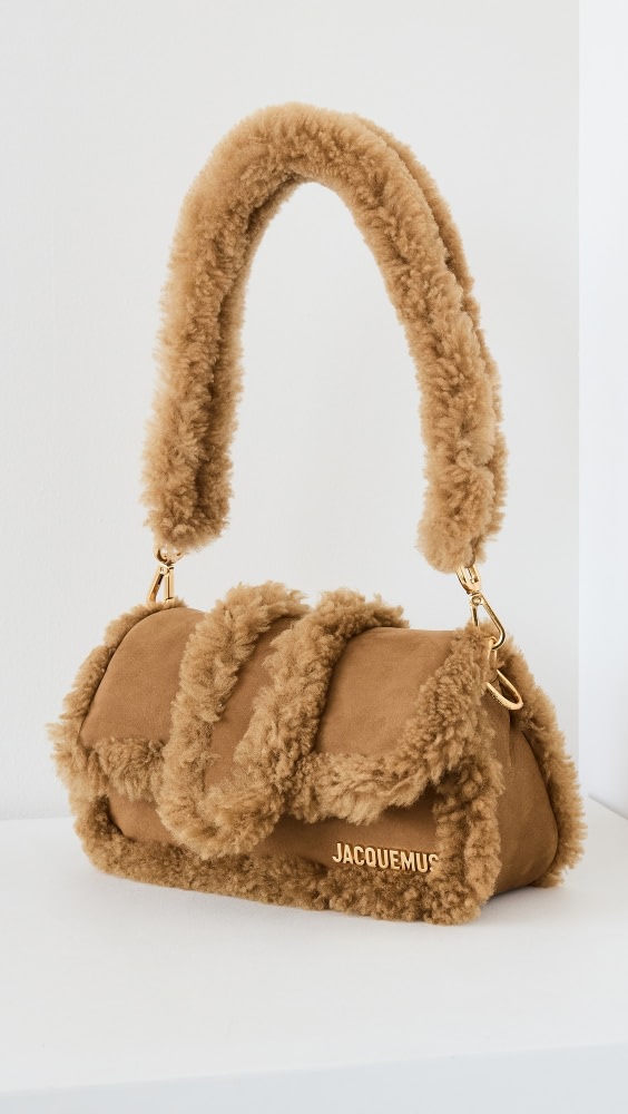 

Сумка через плечо Jacquemus Le Petit Bambimou Doux Shoulder, кэмел