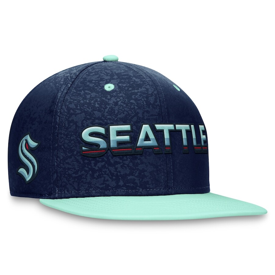 

Бейсболка Fanatics Branded Seattle Kraken, синий
