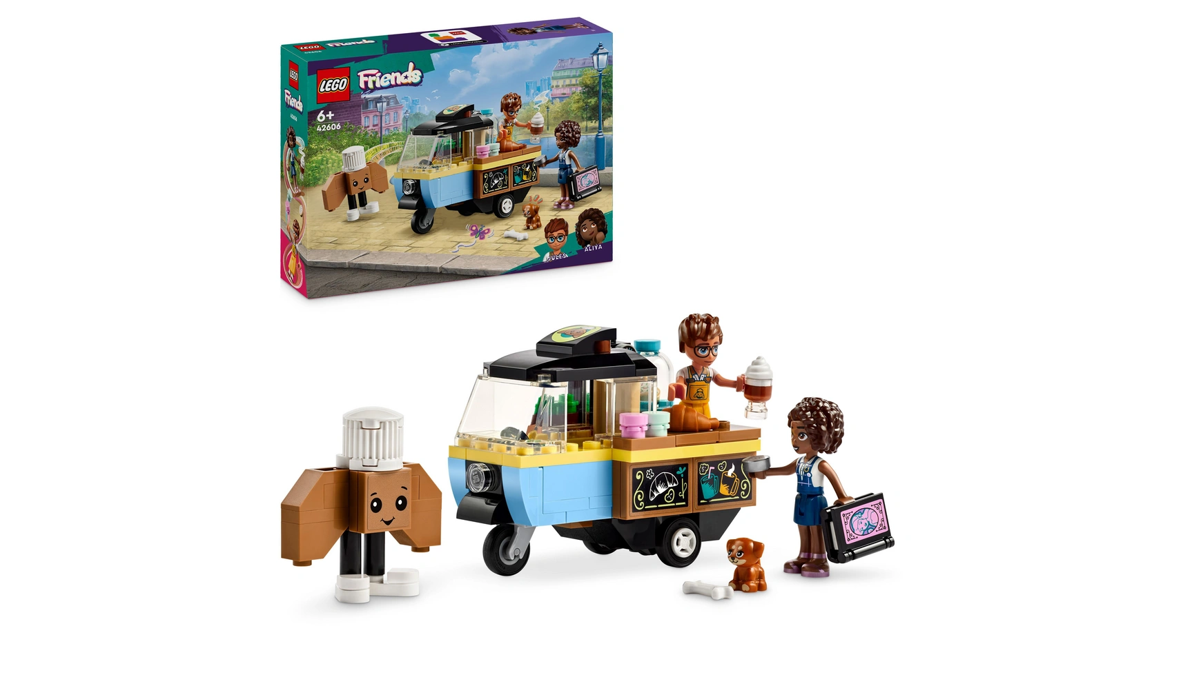 Lego Friends Набор игрушек Перекатное кафе, маленькая пекарня