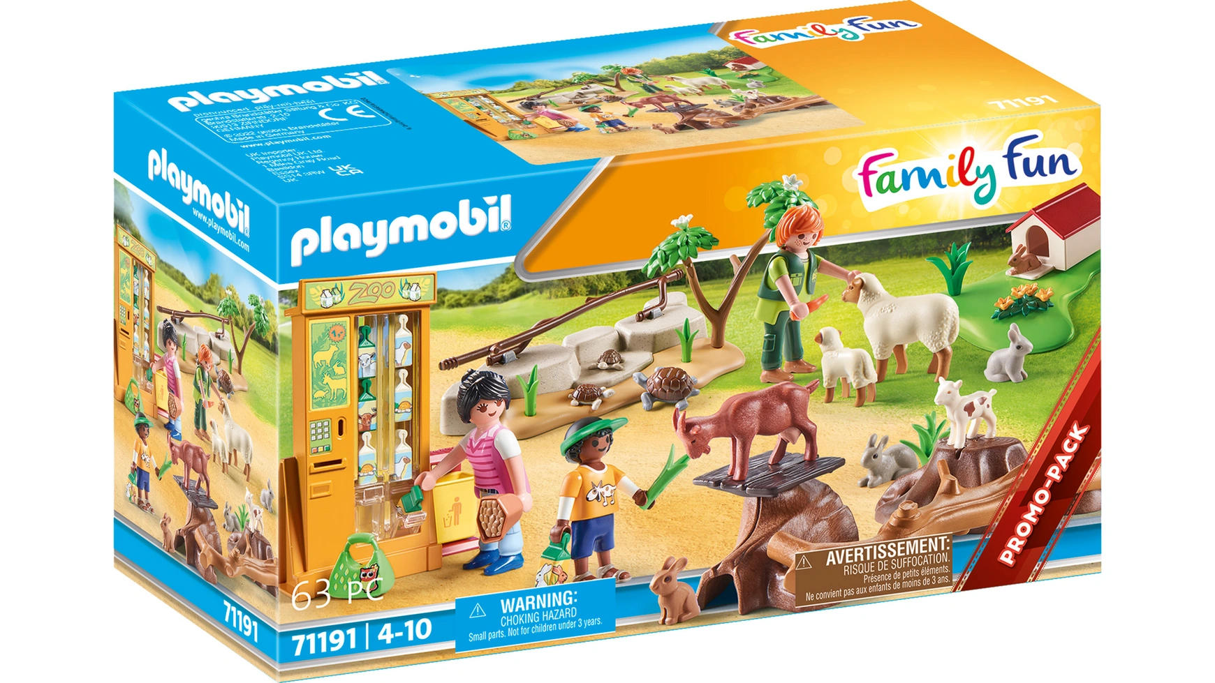 

Семейное развлечение контактный зоопарк с приключениями Playmobil