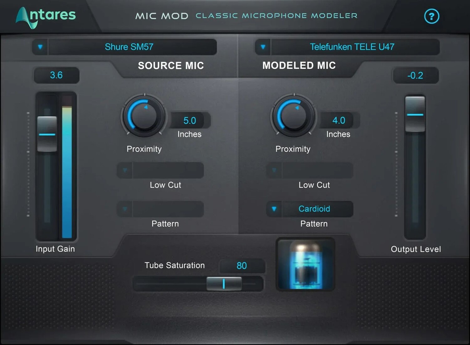 

Плагин Antares Mic Mod Classic для моделирования микрофона