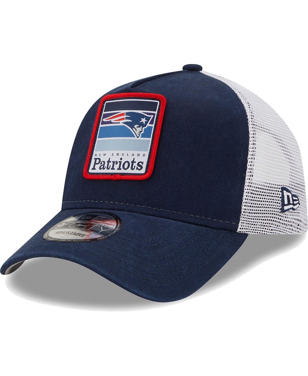 

Мужская темно-синяя и белая кепка New England Patriots Gradient Trucker 9FORTY Snapback New Era