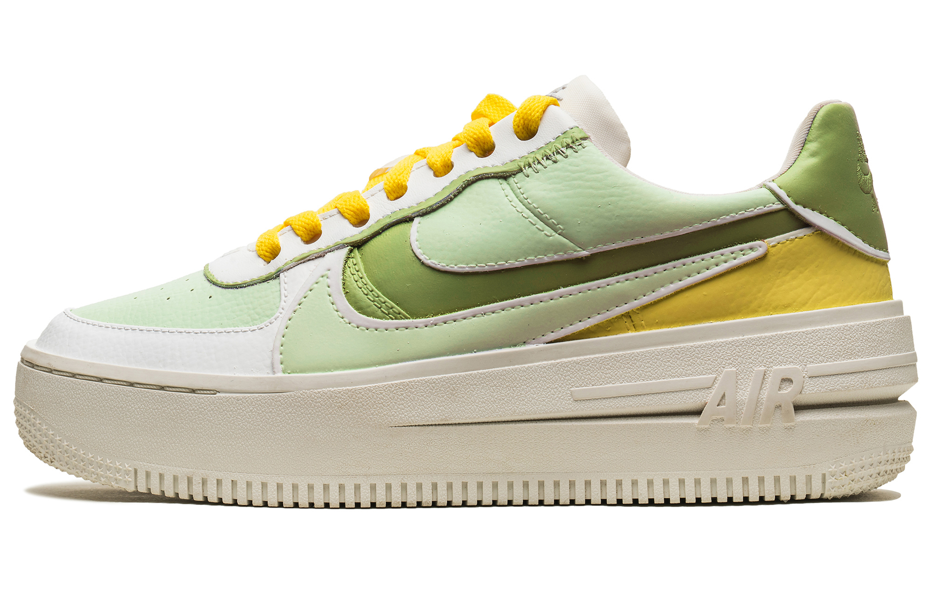 

Кроссовки Nike Air Force 1 Skateboarding Shoes Women's Low-top White/green, цвет Keylime