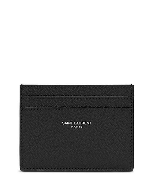 Чехол для кредитной карты «Париж» Saint Laurent, цвет Black чехол для кредитной карты с рисунком в розовую решетку
