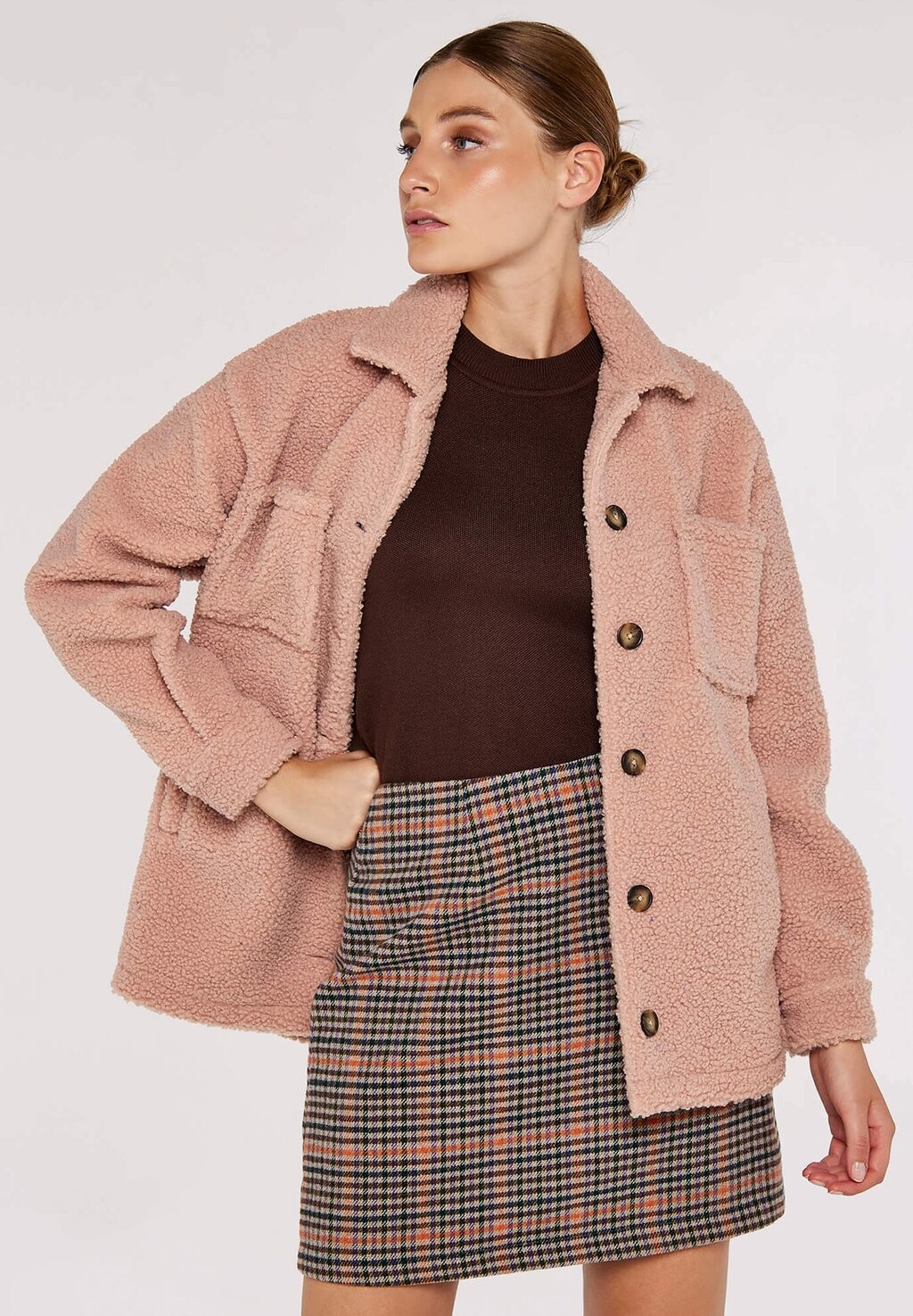 

Флисовая куртка BORG Apricot, цвет pink