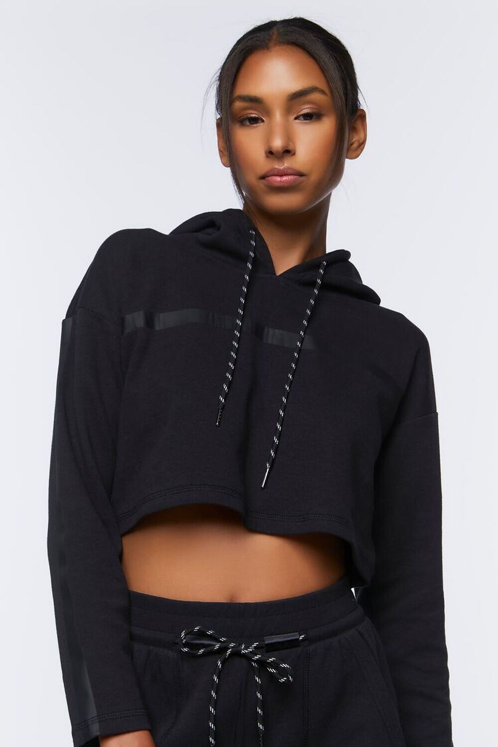 

Укороченная толстовка Active Forever 21, черный