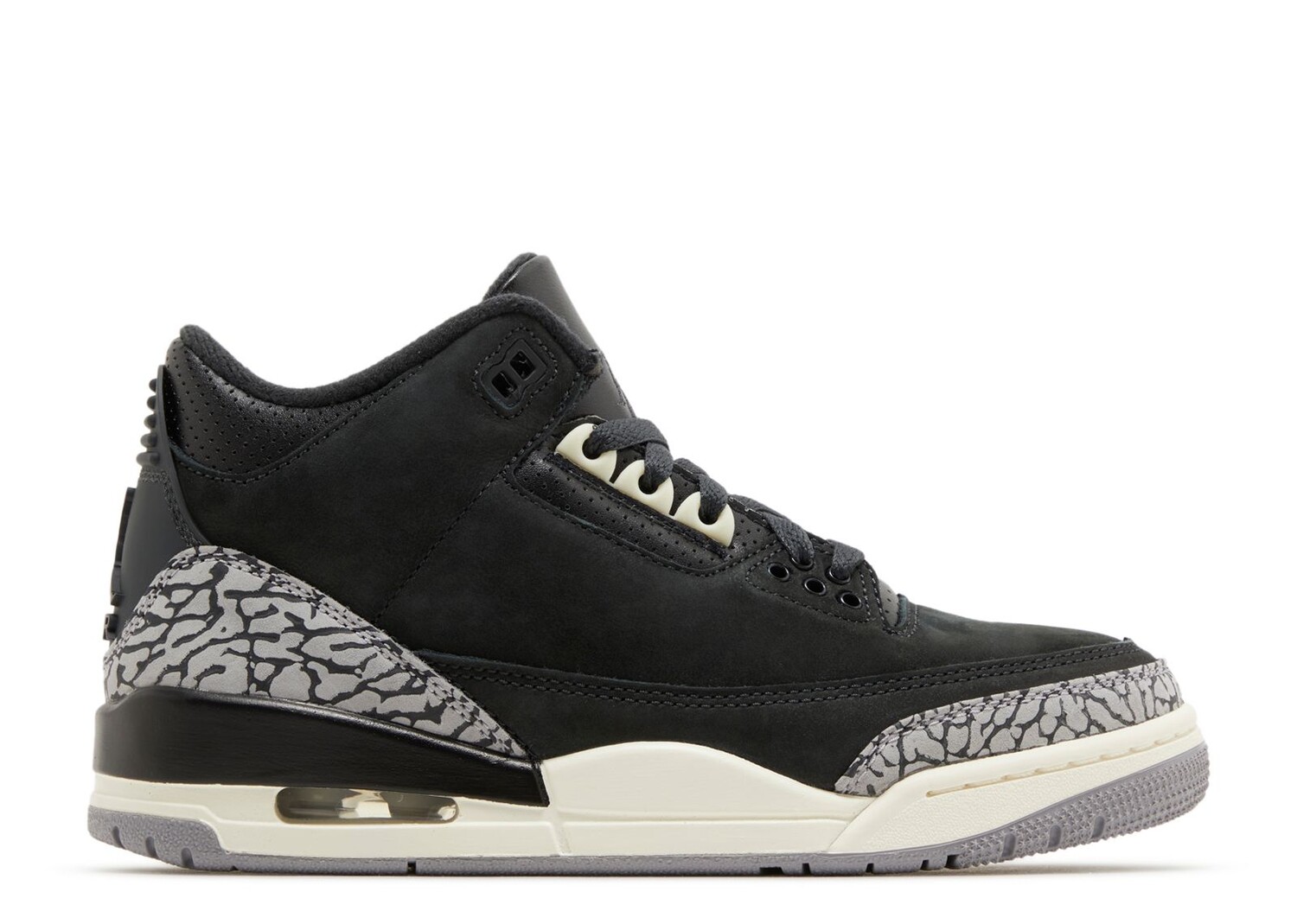 

Кроссовки Air Jordan Wmns Air Jordan 3 Retro 'Off Noir', черный