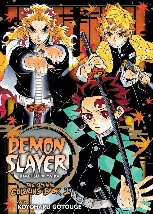 

Манга Demon Slayer: Kimetsu no Yaiba: The Official Coloring Book Volume 2