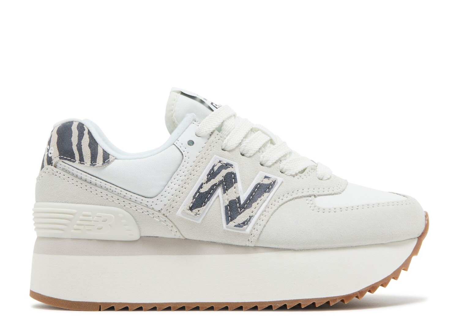 

Кроссовки New Balance Wmns 574+ 'Sea Salt Animal Print', серый