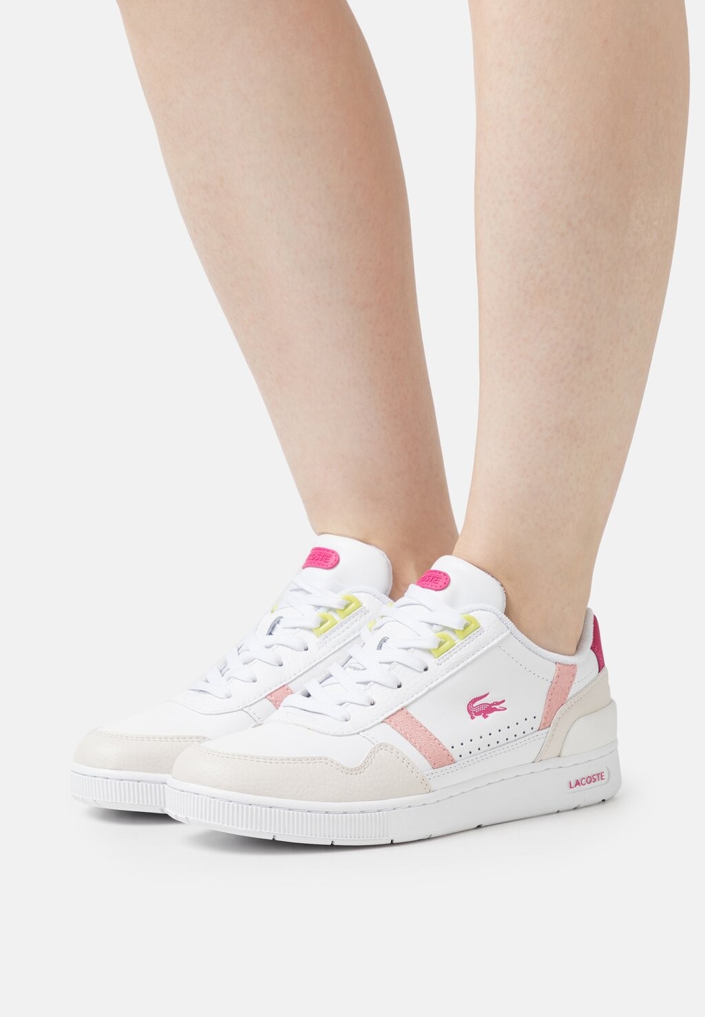 

Кроссовки Lacoste, белый/розовый