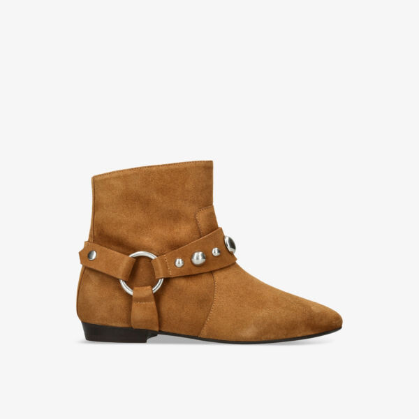 

Замшевые ботильоны Siago с заклепками Isabel Marant, коричневый