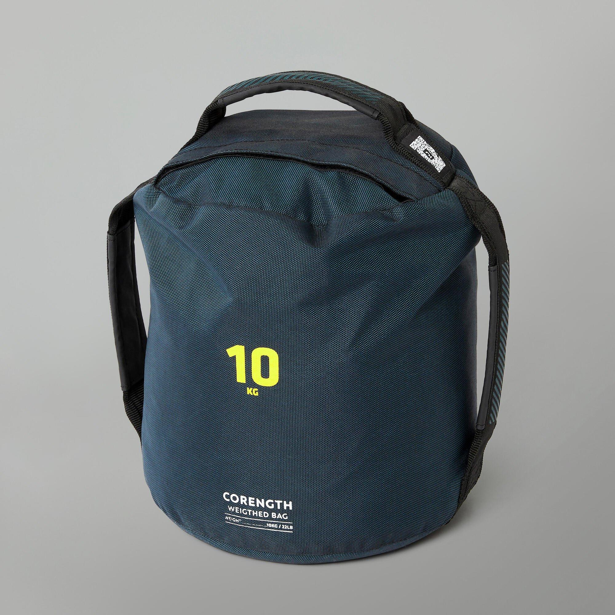 Утяжеленная сумка Decathlon/мягкая гиря 10 кг Corength, мультиколор скакалка с утяжелителями demix черный
