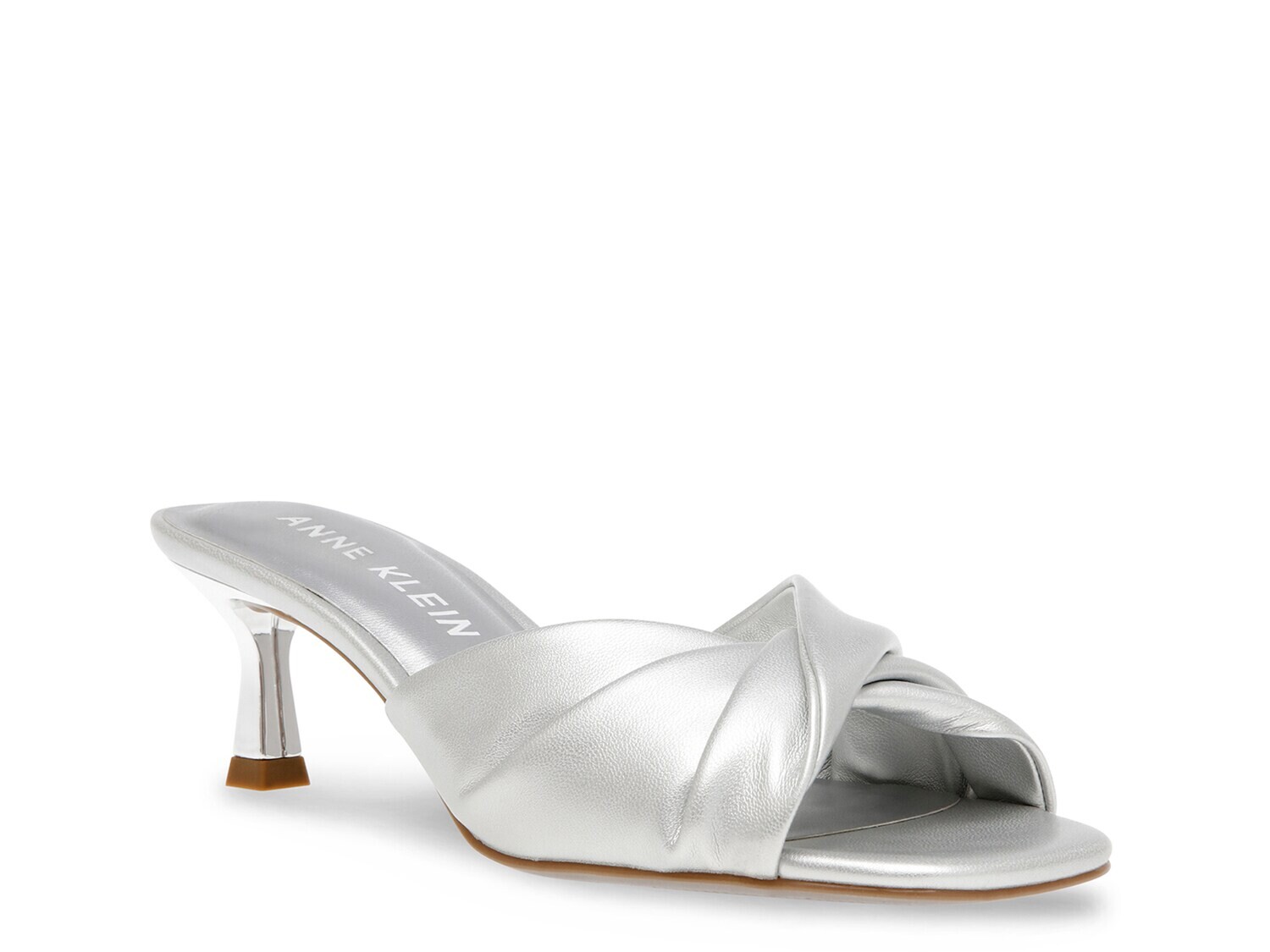 

Сандалии Anne Klein Laila, серебряный металлик