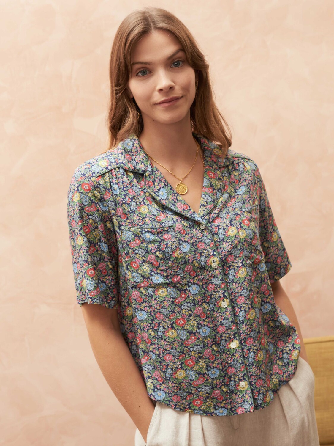 

Рубашка Brora Liberty Rainbow Bloom, Многоцветный