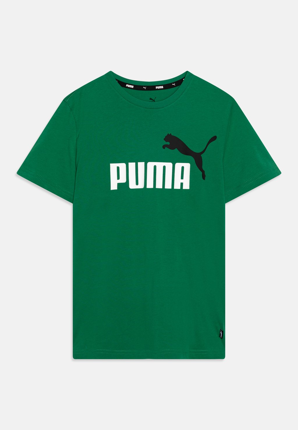 цена Футболка с принтом Logo Tee Unisex Puma, цвет archive green