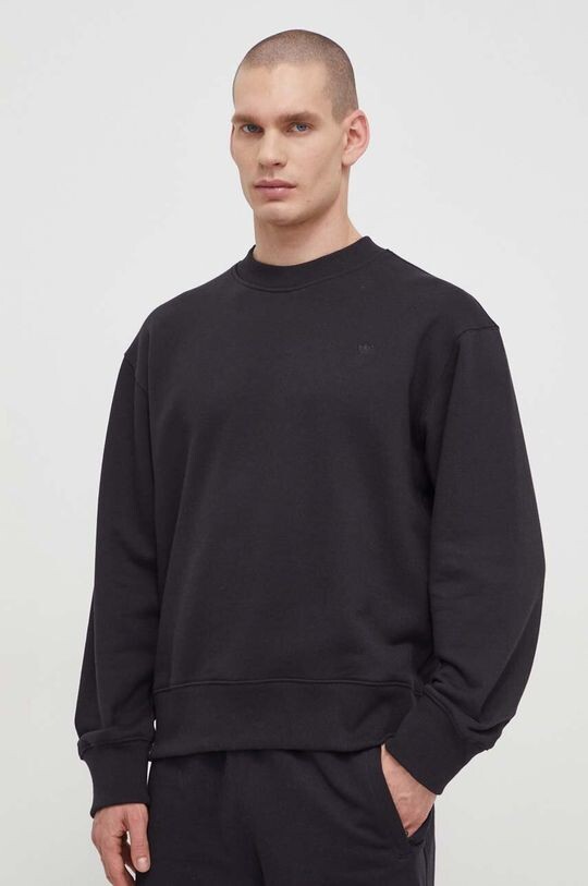 

Толстовка Contempo из хлопка френч терри adidas Originals, черный