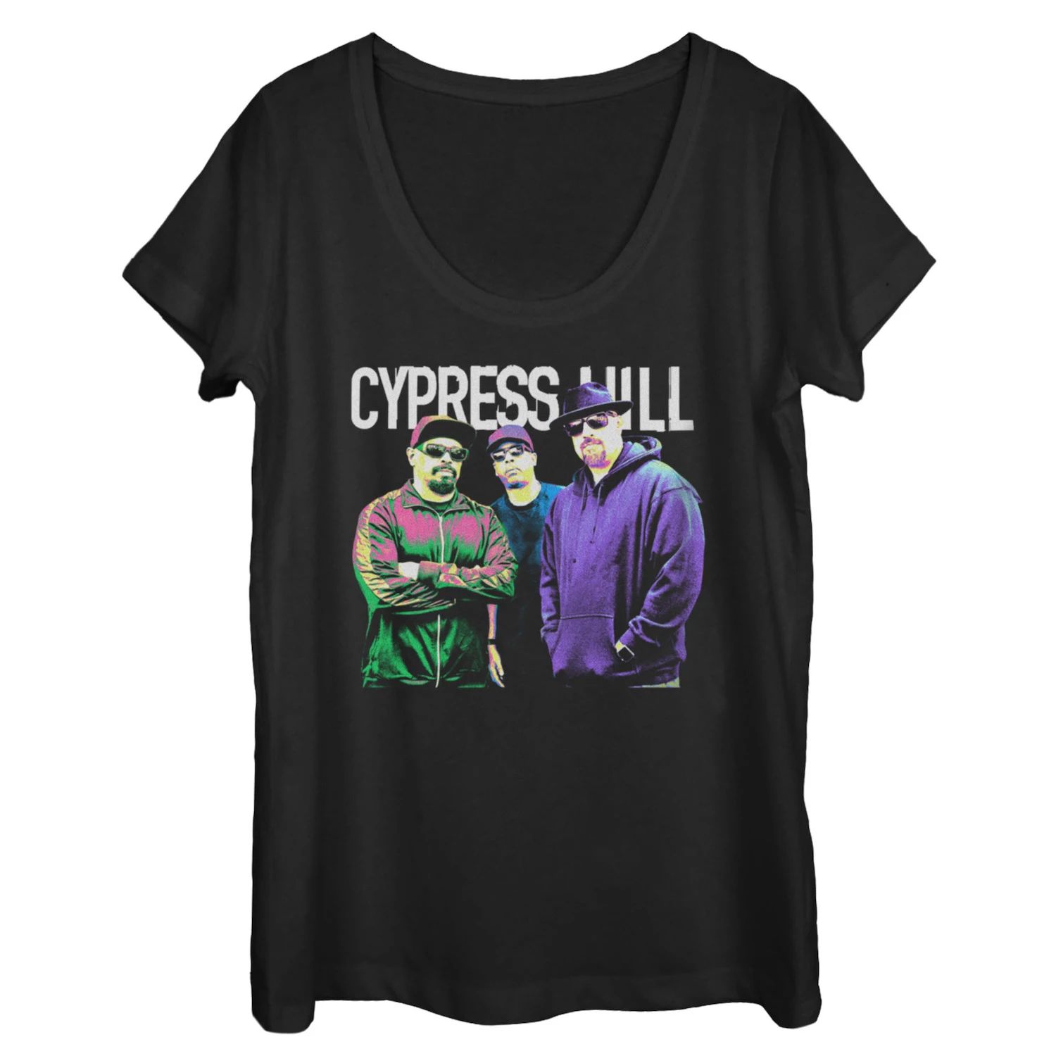 

Неоновая футболка с графическим рисунком Cypress Hill для юниоров Licensed Character