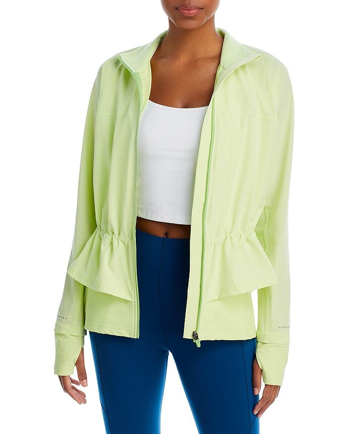 

Беговая куртка с баской Fast Lane Sweaty Betty, Желтый