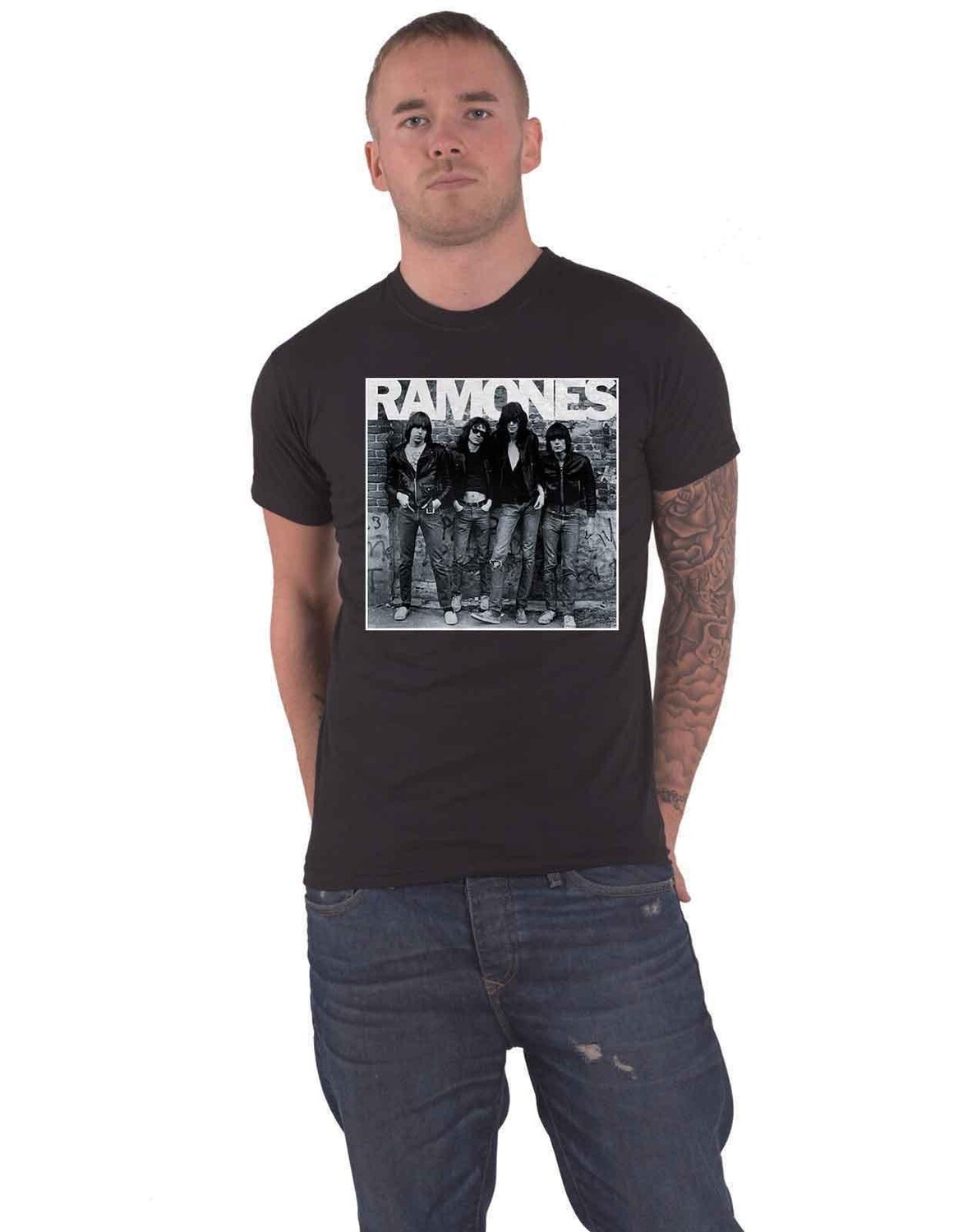 

Футболка с обложкой первого альбома Ramones, черный