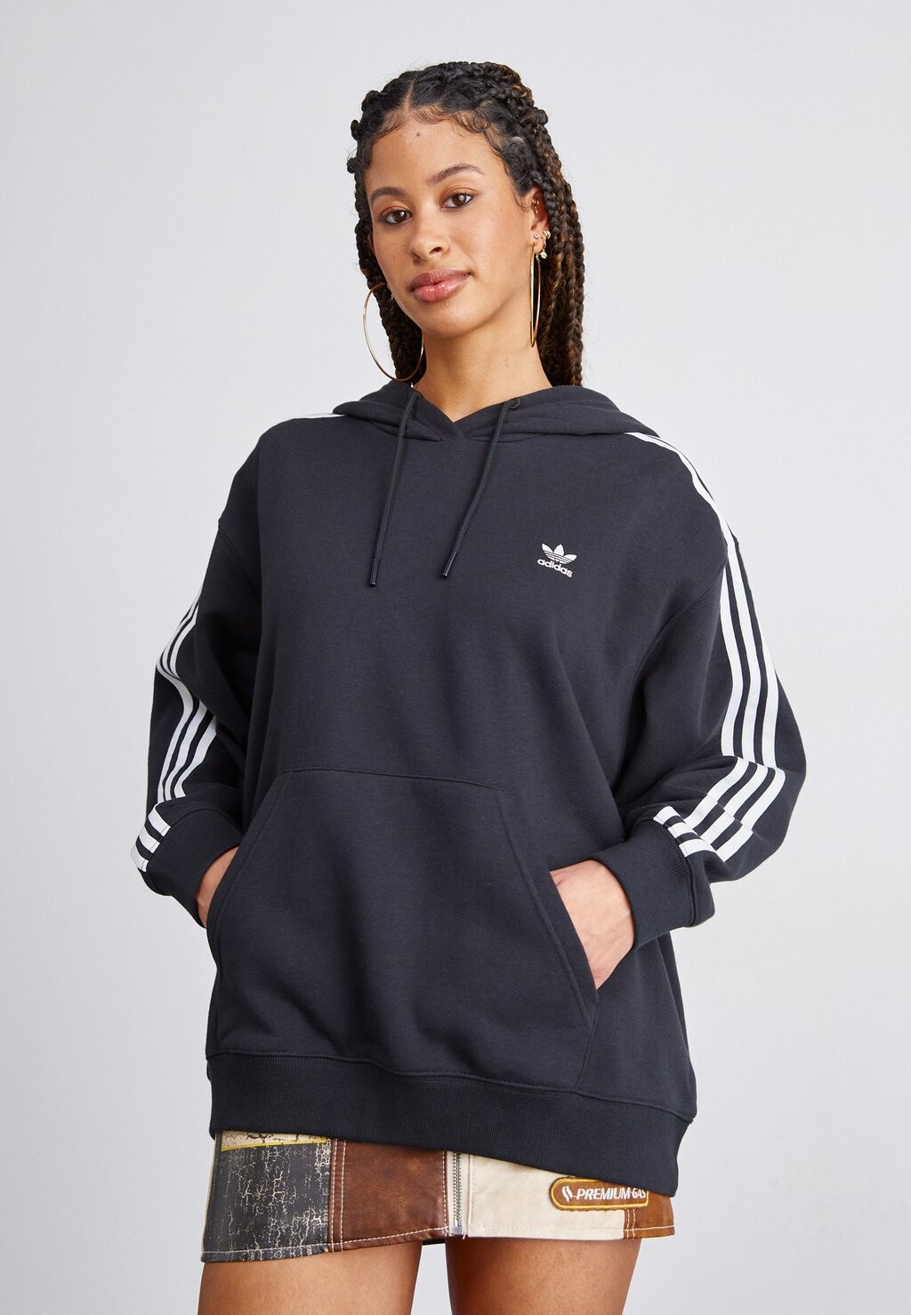 

Толстовка Stipe Oversized adidas Originals, черный