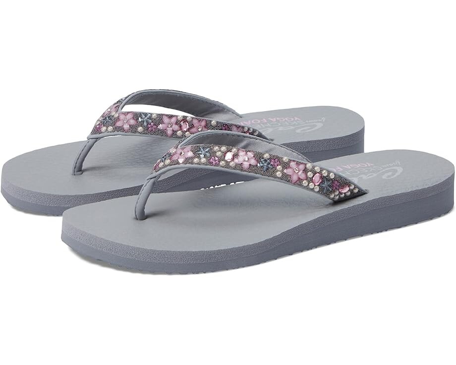 

Сандалии SKECHERS Meditation - Dancing Daisy, серый
