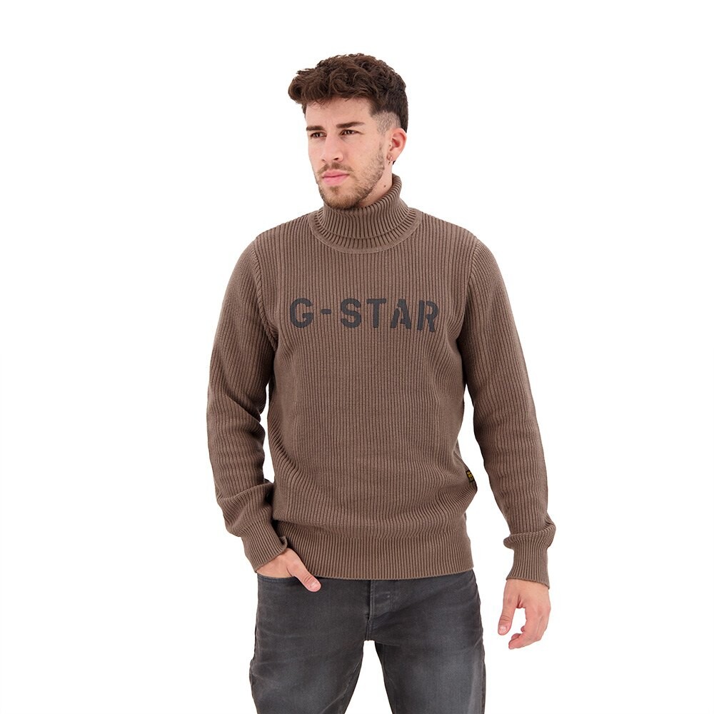 

Свитер G-Star Stencil Gr Turtle Neck, зеленый