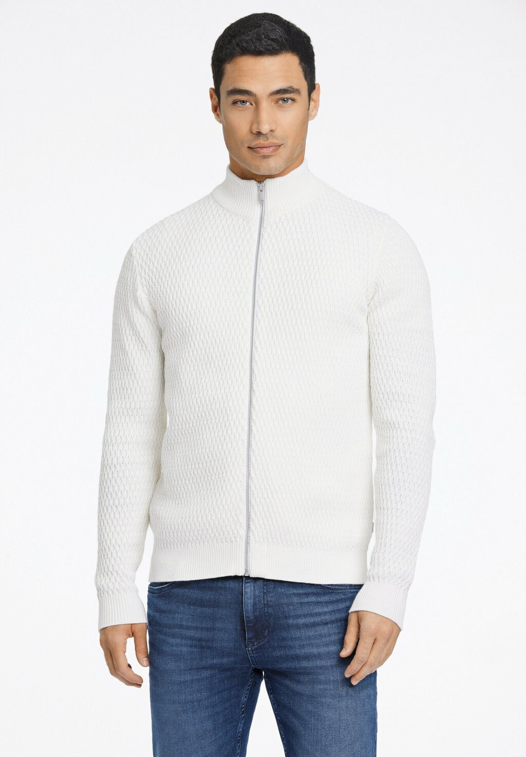 

Кардиган O-Neck Structure Lindbergh, цвет off white