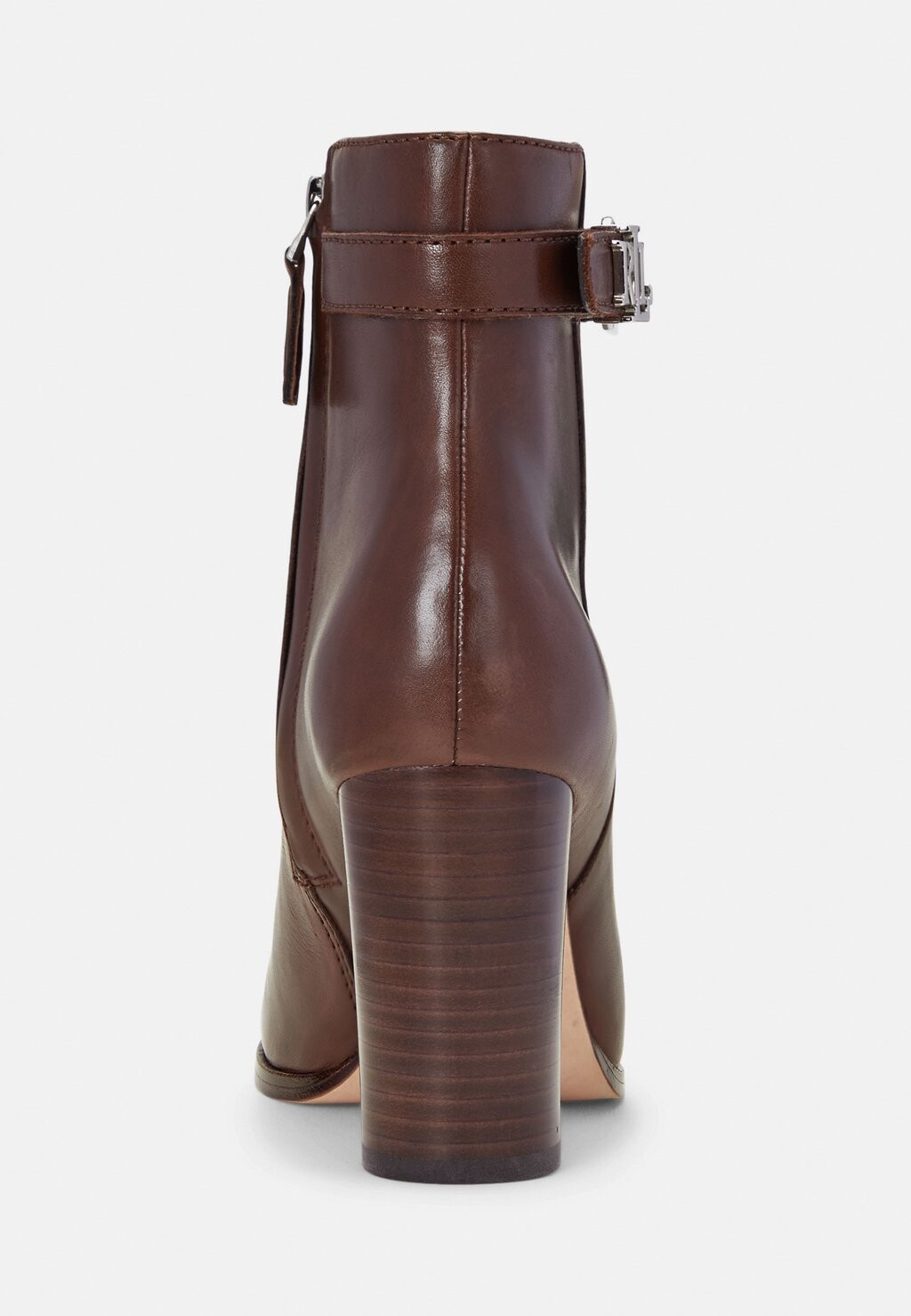 

Ботильоны на высоком каблуке BAILEY BURNISHED LEATHER BOOTIE Ralph Lauren, темно-коричневый