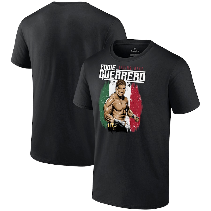 

Футболка с коротким рукавом Fanatics Branded Eddie Guerrero, черный