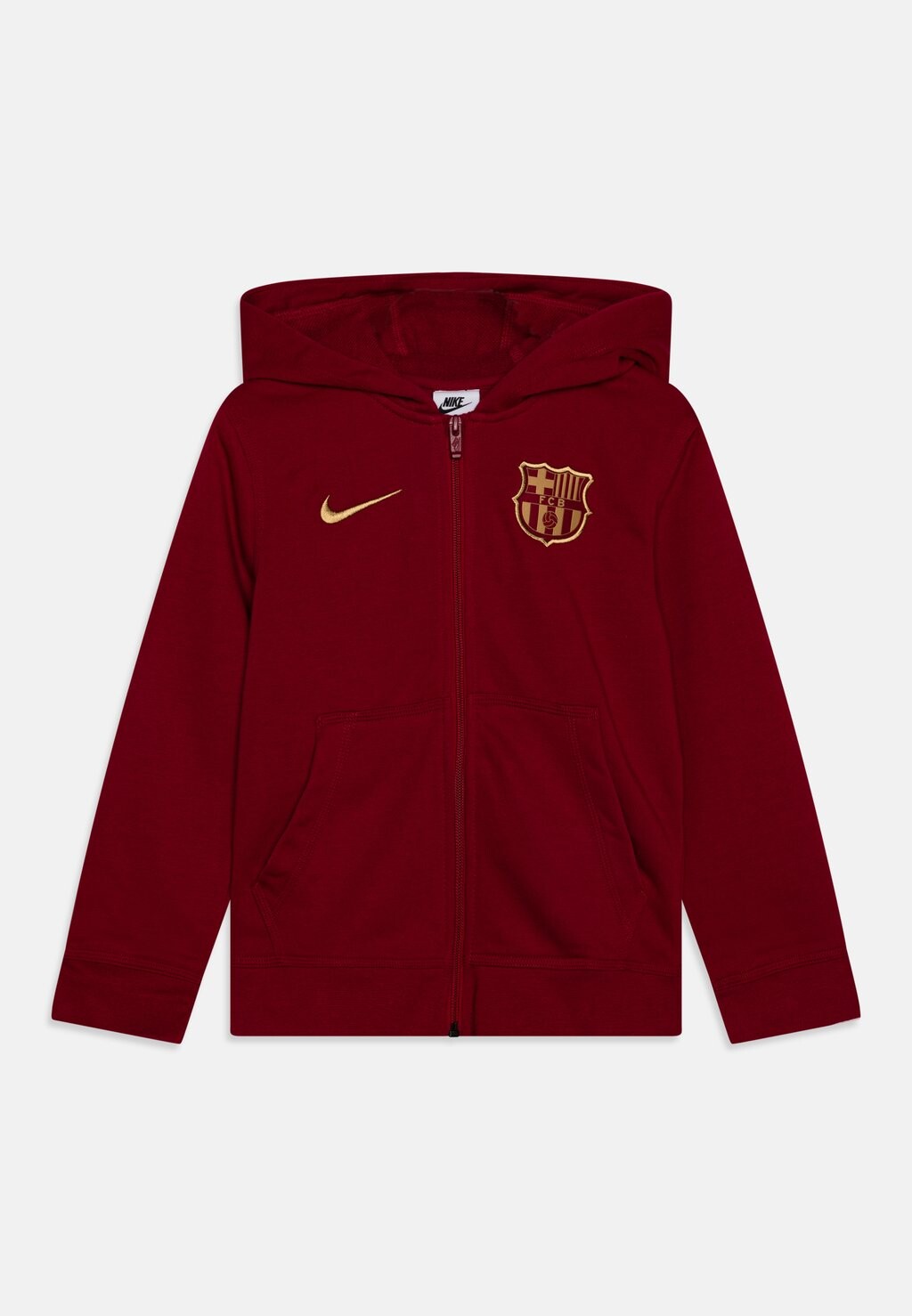 

Толстовка на молнии Fc Barcelona Club Unisex Nike, цвет noble red/club gold