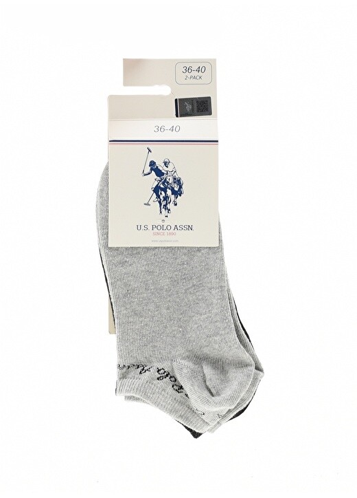 

Серые женские носки, 2 пары U.S. Polo Assn.