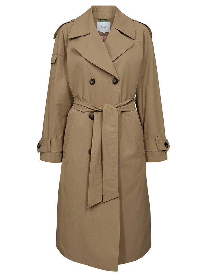 Куртка NÜMPH Trenchcoat, светло коричневый