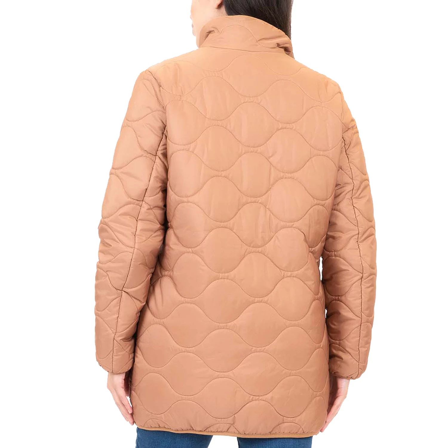 цена Женское стеганое пальто MO-KA на поп-подкладке MO-KA