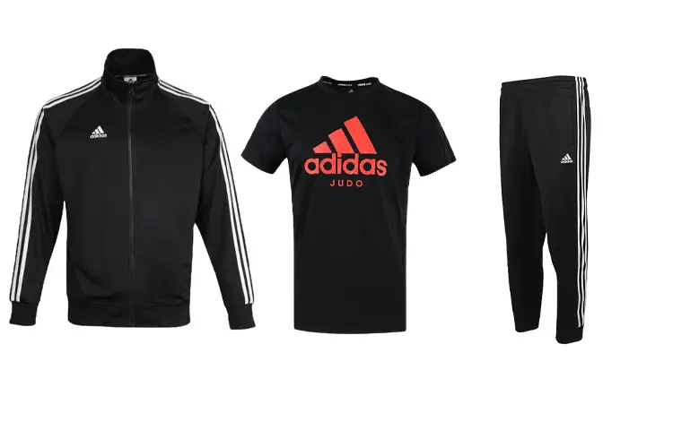 

Повседневная спортивная мужская черная комплект из 3 шт Adidas, черный