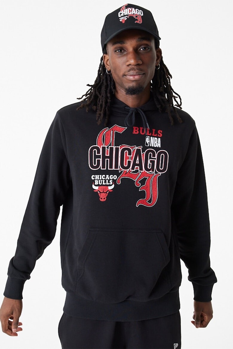 

Толстовка оверсайз Chicago Bulls New Era, красный