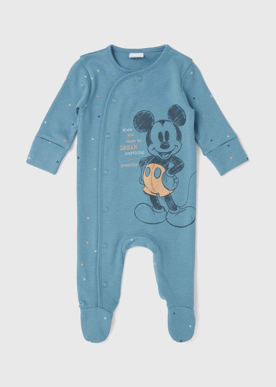 Синий комбинезон для сна Baby Mickey (для новорожденных до 12 мес.) Disney сумка на плечо для девочек с изображением микки мауса из диснея