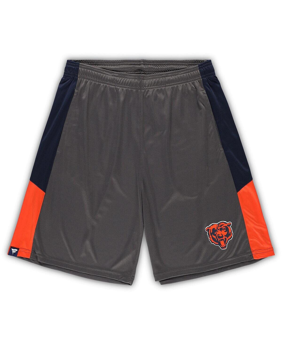 

Мужские фирменные серые шорты Chicago Bears Big and Tall Team Fanatics