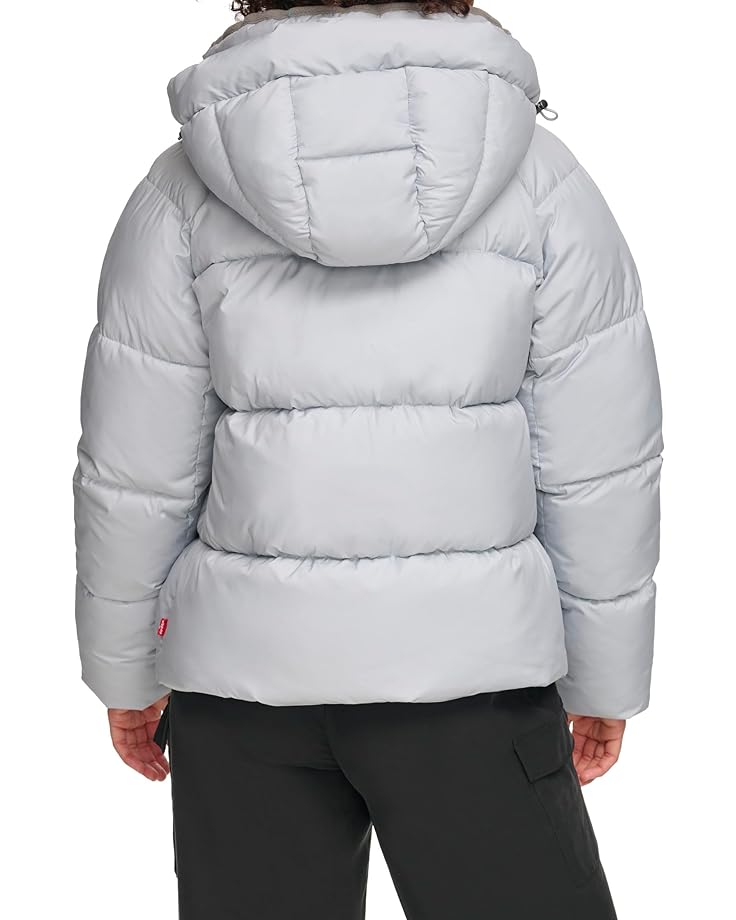 Пуховик Levi's Quilted Hooded Bubble Puffer, цвет Pale Blue