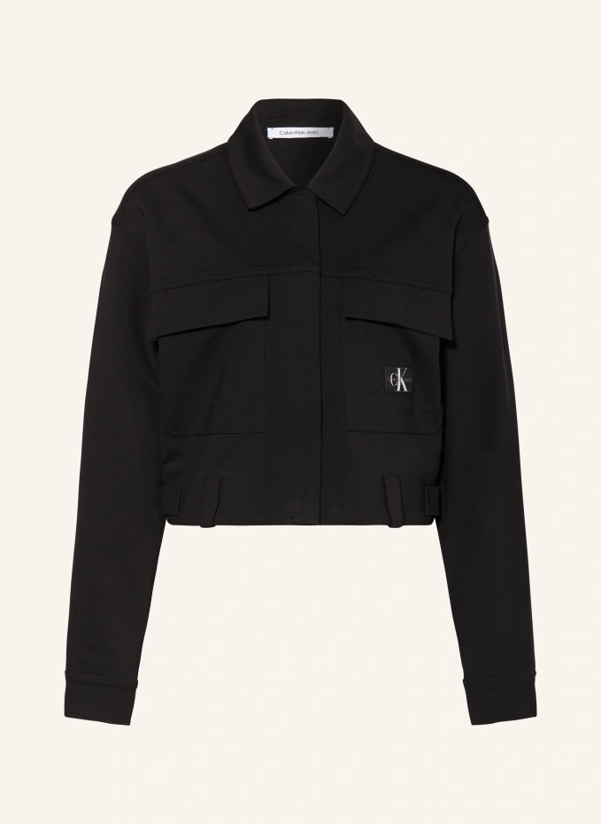 

Укороченная куртка milano utility Calvin Klein Jeans, черный