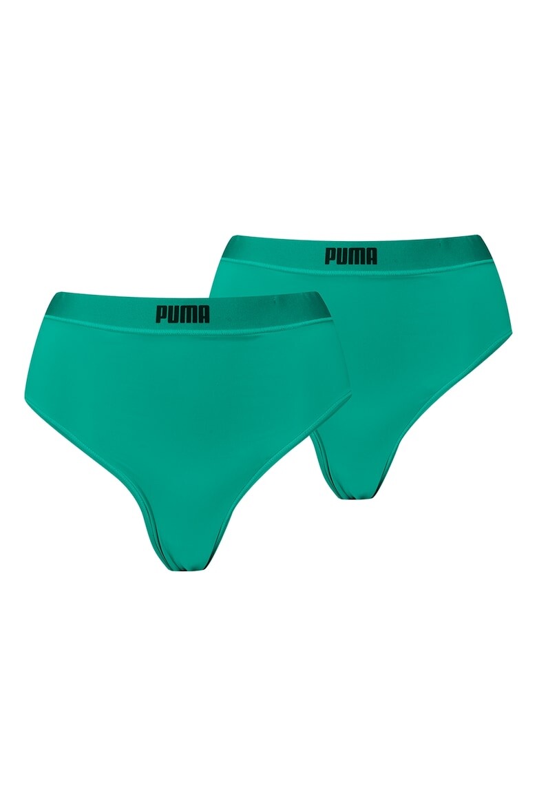 

Хипстерское бикини с логотипом - 2 пары Puma, зеленый