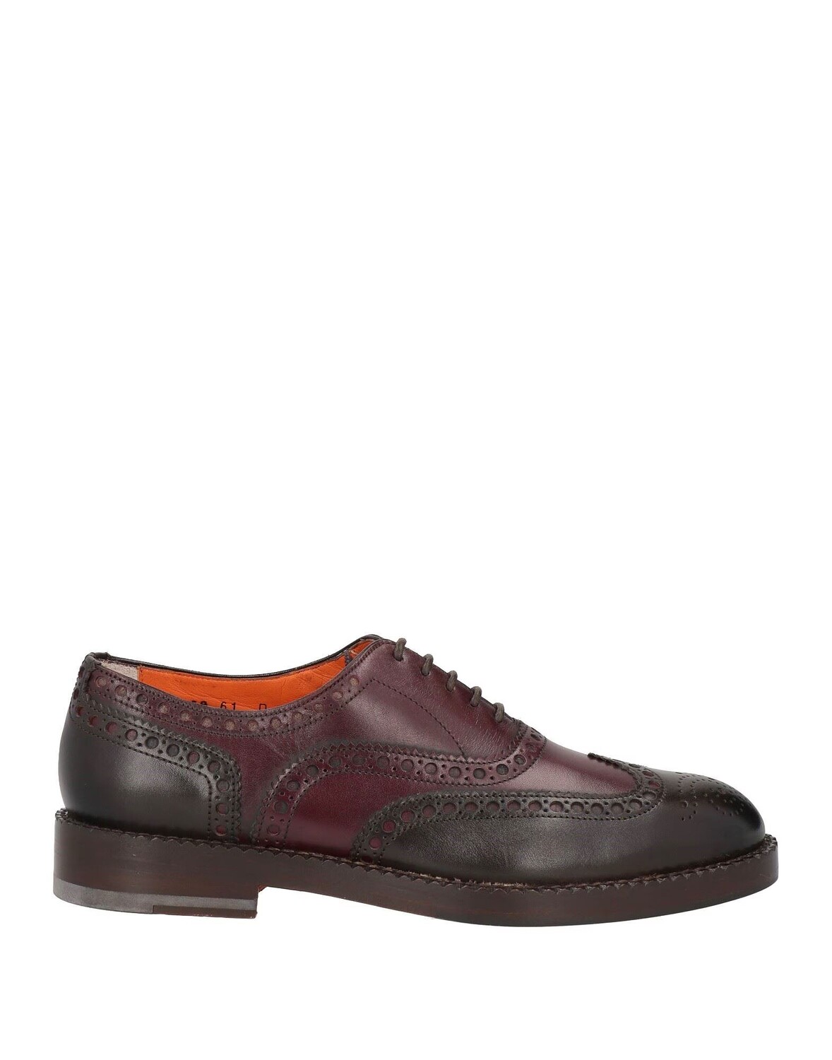

Туфли на шнуровке Santoni, темно-коричневый